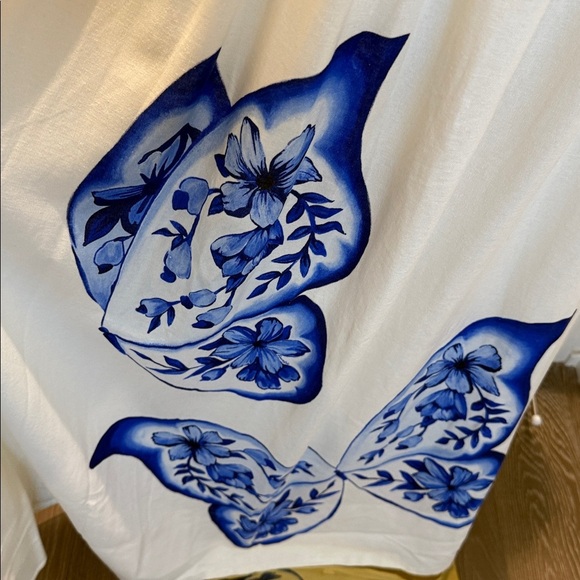 FARM Rio Embroidered Maxi Dress Butterfly Size S - Picture 6 of 9